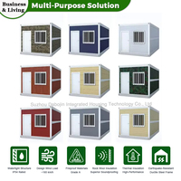 Maison conteneur préfabriquée en acier pliable avec installation rapide, conception portable pour abri d'urgence, usage commercial et bureautique