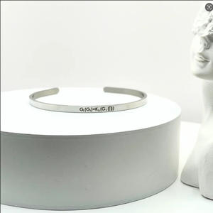 Bracelet personnalisé en gros avec symboles mathématiques, en acier inoxydable étanche, <span class=keywords><strong>bijoux</strong></span>, bracelet de personnalité pour hommes et femmes - Product Image 5