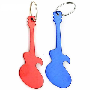 Llavero multifuncional personalizado para guitarra, abridor de botellas con logotipo personalizado - Product Image 1