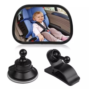 Visera de seguridad para <span class=keywords><strong>espejo</strong></span> retrovisor de coche de bebé ajustable de <span class=keywords><strong>360</strong></span> grados para <span class=keywords><strong>Amazon</strong></span> con opción de montaje de succión o clip - Product Image 3