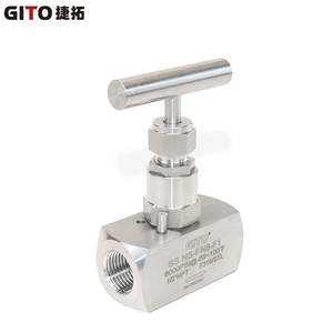 Vanne à aiguille droite en acier inoxydable haute température haute pression, filetage interne NS 1/2 pouce carré, pour hydrogène - Product Image 3