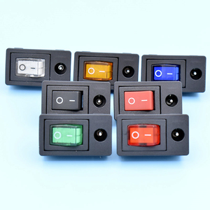 2 / 3 / 4 / 6 broches/<span class=keywords><strong>Mini</strong></span>/Micro/bouton/bascule/interrupteur à bascule Kcd1 avec prise/prise/prise/connecteur/alimentation/AC/DC - Product Image 2