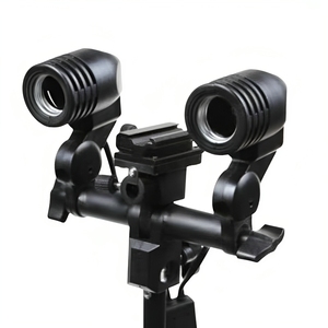 Estudio de fotografía, vídeo, película fotográfica, grabación de películas, lámpara de Flash de doble bombilla, soporte E27, iluminación suave, paraguas reflector - Product Image 2