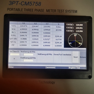 เครื่องทดสอบมิเตอร์สามเฟสแบบพกพา MCPTS4.0 ยอดขายดี ความแม่นยำสูง 0.02% 45-69Hz IP55 น้ำหนัก 28 กก. เครื่องสอบเทียบมิเตอร์สามเฟส - Product Image 5