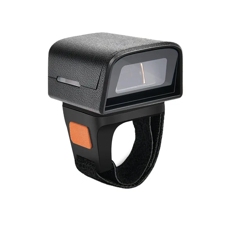 JR-Z01D Portable High Quality Durable Material Bookstore Warehouse Inventory Universal 1D-2D Bluetooth Wireless Ring Scanner