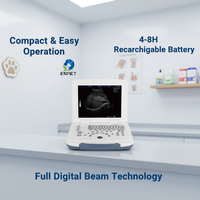 Appareil d'échographie vétérinaire portable professionnel EURVET pour chats, chiens et lapins, modèle MU10, écologique et réutilisable
