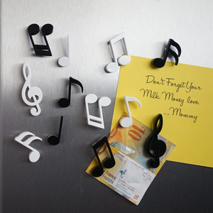 Creativo N. <span class=keywords><strong>Magneti</strong></span> <span class=keywords><strong>per</strong></span> <span class=keywords><strong>Frigorifero</strong></span> a Forma di Spartito Musicale, Decorazioni Magnetiche con Note Musicali - Product Image 4