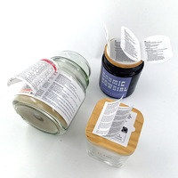 Autocollants adhésifs multicouches recyclables décoller rouleau pliant livret impression étiquettes d'emballage pour flacon de médicament