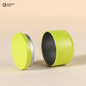 กระป๋องโลหะทรงกลมขนาดเล็ก 54*39 มม. สีทอง สำหรับบรรจุภัณฑ์อาหาร เกรดสำหรับอาหาร ใช้สำหรับบรรจุชา คุกกี้ บิสกิต หรือของแห้งอื่นๆ - Product Image 6