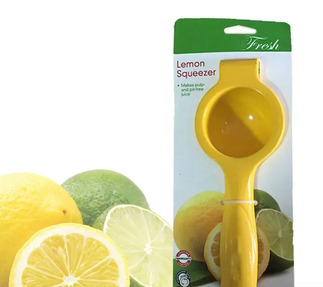 Yüksek kaliteli limon sıkacağı paslanmaz çelik sarı