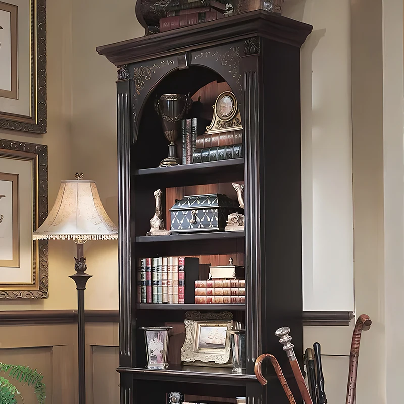 Antique MDF Bookcase with Revolving Feature - Home Office Furniture