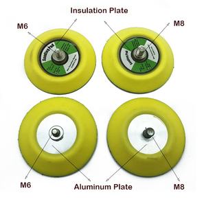 OEM工場カスタマイズ可能ポリウレタンバッキングプレート3インチ75mmミニサンディングフックアンドループパッドDIY木工車体用 - Product Image 2