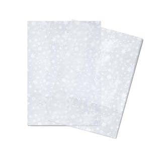 Hojas transparentes de grado alimenticio con patrón de cristal 100cm x 130cm - Product Image 1