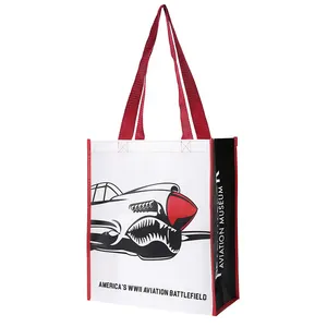 Customized Eco Foldable Laminated Fabric Tote Non-woven Shopping Bag Recyclable PP Non Woven Bags