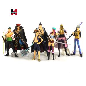 Figuras de <span class=keywords><strong>Luffy</strong></span>, <span class=keywords><strong>Zoro</strong></span>, Hawkins, <span class=keywords><strong>X</strong></span> Drake, Trafalgar Law, Joyería, Modelo de PVC, Juguetes de Regalo con Caja, Figura de One Piece, Manualidades de Plástico - Product Image 3
