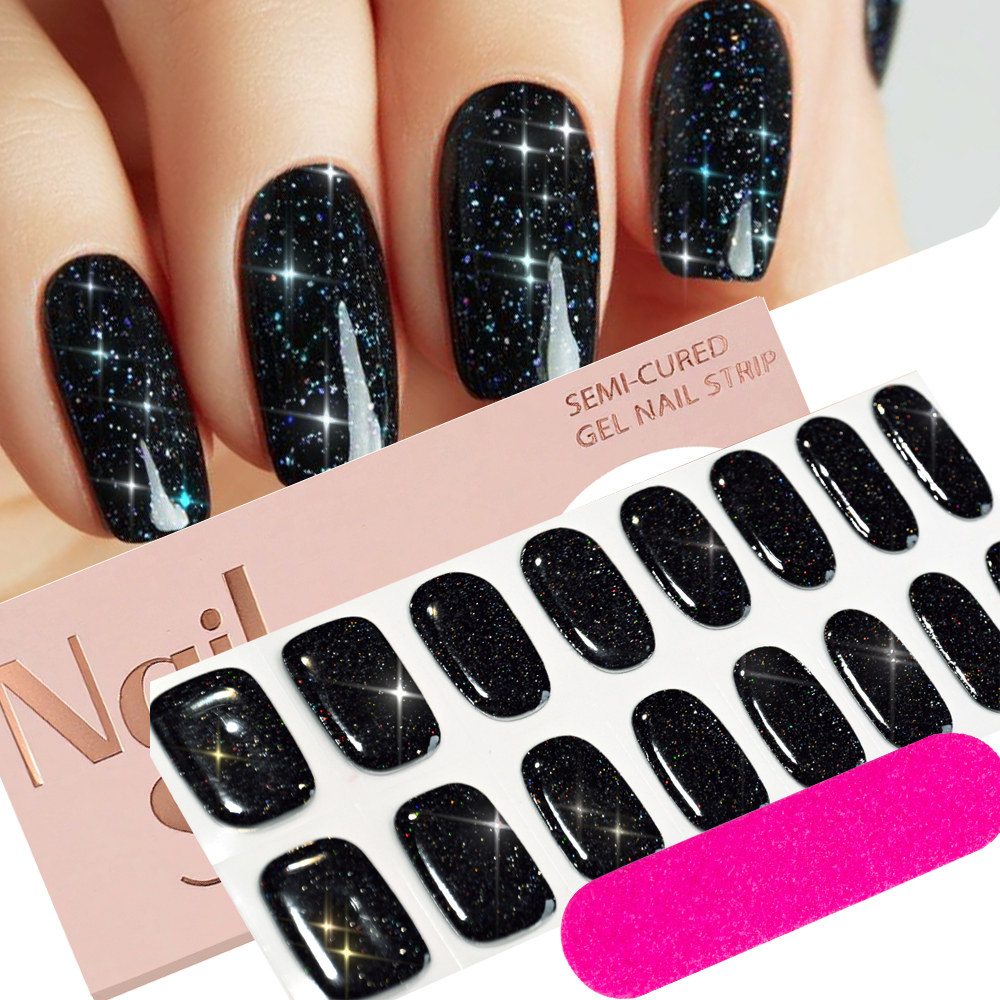NJK-000101-F04 Black Glitter