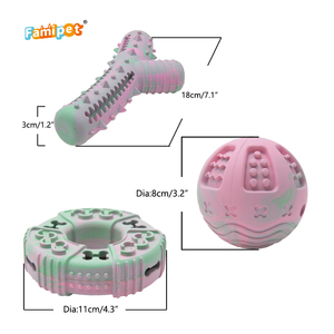 Famipet Nuovo Design Personalizzato Giocattolo per Cani in Gomma Naturale Resistente e Durevole per Masticatori Aggressivi - Product Image 2