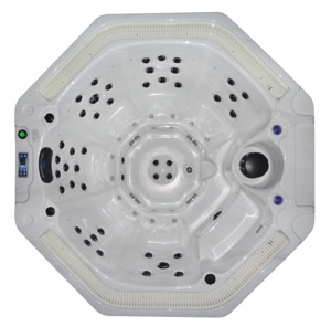 Baignoire rectangulaire en acrylique de qualité supérieure avec siège intégré Design ergonomique et jets multifonctions <span class=keywords><strong>pour</strong></span> un massage complet du corps - Product Image 5