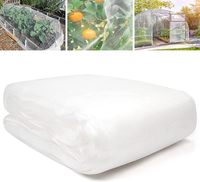 Filet anti-insectes en HDPE 130 g/m² pour serre de jardin, barrière anti-parasites, filet de protection des cultures agricoles