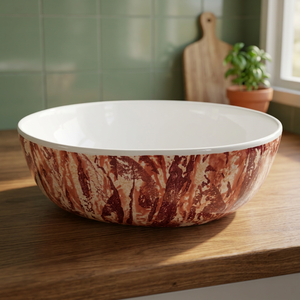Lavabo rond en pierre décoratif pour extérieur, avec finition en porcelaine, pour usage hospitalier - Product Image 6