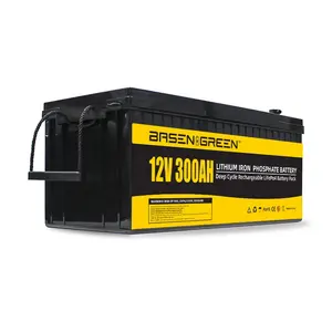 Hochleistungs-Lifepo4 12V 300ah 400ah Akku 12V Lithium batterie für Solarstrom anlage