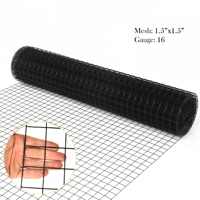Grillage soudé en PVC vert 2x4 4x4 pour clôture de jardin et protection contre les lapins et les poulets