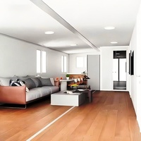 Maison conteneur personnalisée de 20 pieds ou 40 pieds avec terrasse extérieure, construction rapide, bâtiment modulaire préfabriqué, maison conteneur extensible