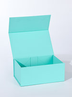 Caja de Regalo Magnética Plegable Tipo Libro con Papel Especial con Relieve, Disponible en Varios Tamaños