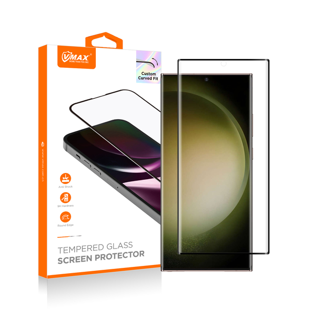 VMAX 3D Curved for Samsung S26 S25 S24 S23 Ultra S22 9H Full Coverage Protective Film Cell Phone Tempered Glass Screen Protector