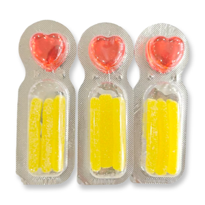 OEM/ODM Caramelos de goma con forma de corazón y patatas fritas, con salsa líquida agridulce, sabor a fruta, dulce, jugoso y delicioso - Product Image 4