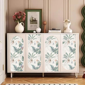 Creation Of Time And Space Tropical Palm Leaf Self-Adhesive Wallpaper Moisture Proof For Bedroom Wall Decor - Product Image 3