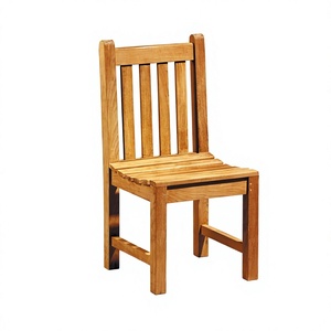 Silla de Comedor de Madera de Teca Sólida, Moderna, Duradera y Económica para Jardín, Cocina y Parque, Muebles de Exterior - Product Image 1