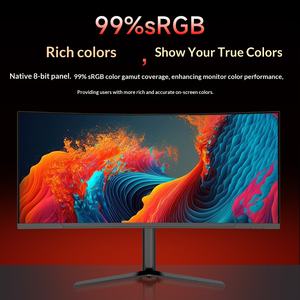 Moniteur d'affichage vidéo de jeu <span class=keywords><strong>WQHD</strong></span> HD 24/<span class=keywords><strong>27</strong></span>/32/34 <span class=keywords><strong>pouces</strong></span> 1500R 5K Conception de bureau Ordinateur IPS LCD 540HZ 1ms de temps de réponse - Product Image 2