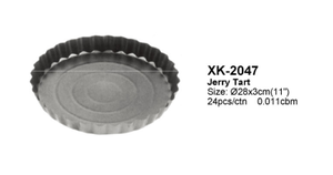 DF DF EDS XK-2043 Molde Redondo para Pastel, Bandeja Redonda para Hornear Pan con Revestimiento de Acero al Carbono, Molde para Hornear en Horno con Asa, Molde Redondo para Tartas - Product Image 3