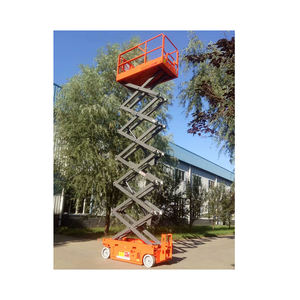 Plataforma Elevadora de Tijera Eléctrica Hidráulica Móvil para Torre de Gran Altura - Alta Capacidad para Uso Automotriz, Acero al Carbono, Mesa de 1500x750mm - Product Image 3