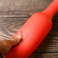 Bouteilles de pratique colorées pour barman, incassables, pour acrobaties de bar, Flybottle, jonglerie, bouteille de bar en silicone pour pub