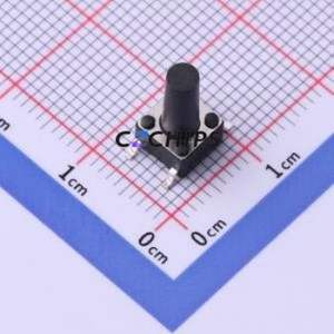 TS-1102SD-B-P-B Tactile Switch SMD-4P,6x6mm Switch ( Operating Force: 1.6N )( Switch Length: 6mm )( Switch Width: 6mm ) - Product Image 1