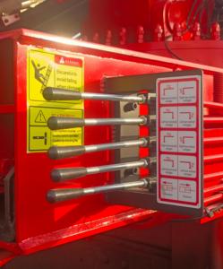 2025 Hot Sale Logistik Container Transport Doppel hydraulik pumpe Knöchel kran 35T zu mieten - Product Image 3