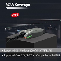 Lector de Códigos OBD2 VLinker FS USB ELM327, Adaptador de Diagnóstico Automotriz HS/MS CAN, Certificado FCC/CE, 12-24V para Mazda/Lincoln/Mercury