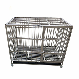 Jaula para Perros de Acero Inoxidable EUR VET Easy Clean con Piso de Listones, Bandeja de Desechos Extraíble y Ruedas con Bloqueo para Uso en Clínicas - Product Image 2