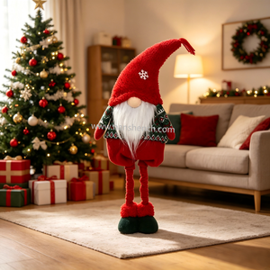 Muñeco Decorativo Navideño Artificial de Poliéster, Telescópico, Personalizable, de Alta Calidad, para Interiores - Product Image 5
