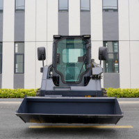 Livraison gratuite bon marché EPA CUMMINS moteur mini tracteur chargeur de jardin chenille mini chargeuse compacte machine à couper l'herbe de jardin