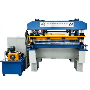 Máquina Certificada CE para Nivelación, Corte y Conformado de Paneles Metálicos para Techos de Acero de Color, Espesor de 0.3-1.0mm, Sistema de Control Delta PLC - Product Image 1