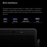 Projecteur laser 3D 4K Dangbei S7 Ultra Pro, respectueux des yeux, haute luminosité, conçu pour le home cinéma, les jeux et la vie moderne