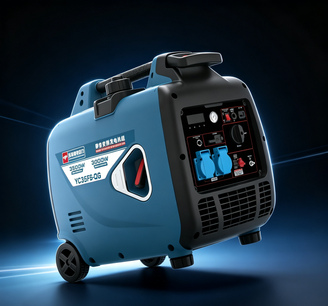 Super Quiet 3500 Watt Inverter Generator Portable 3kW Silent Petrol Generator Yuchai Brand Digital Inverter Genset