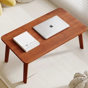 Bedside table, folding computer <b>desk</b>, simple <b>small</b> table for bedroom and home use, movable and extendable study <b>desk</b>, writing - Product Image 1