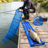 Juego de Equipo de Pesca Profesional al por Mayor de Fábrica: Red de Malla Azul Resistente y Red de Atracción con Tapete de Medición de 130 cm
