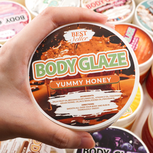 Gloss corporel au beurre de karité OEM |   Lotion corporelle blanchissante et anti-âge bio |   Crème pour le corps sans parabènes et sans cruauté animale - Product Image 5