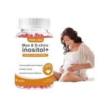 Gummies Myo-Inositol et D-Chiro-Inositol Ausreson OEM – Compléments pour Femmes, Marque Privée, Vitamines Oméga 3, Gummies Myo-Inositol