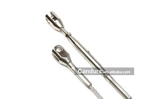 Accessoires et connecteurs de câbles en <span class=keywords><strong>acier</strong></span> inoxydable 316 <span class=keywords><strong>pour</strong></span> treillis métalliques et systèmes de façades vertes - Product Image 3